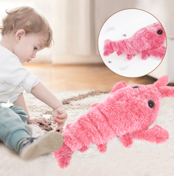 Flipping Lobster Kicker Toy for Cats
