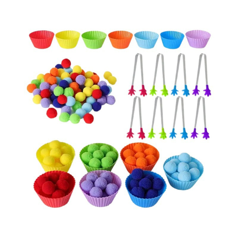 Montessori Colour Sorting & Tong Set