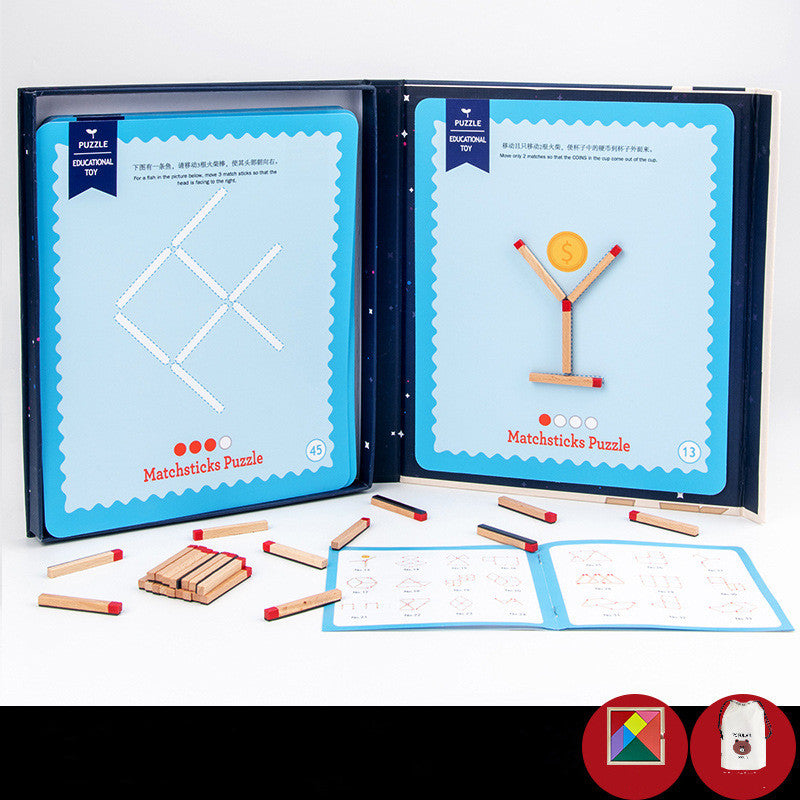 Wooden Matchstick Logic Puzzle