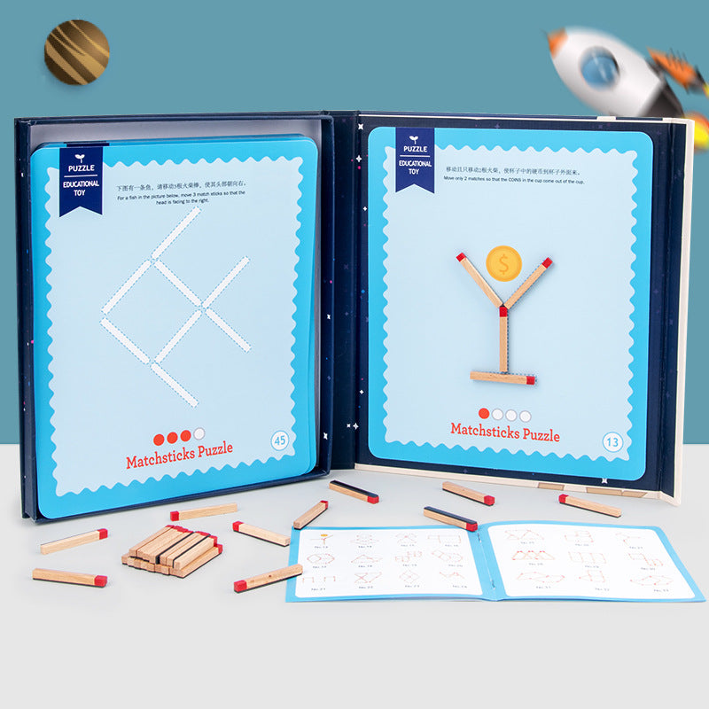 Wooden Matchstick Logic Puzzle