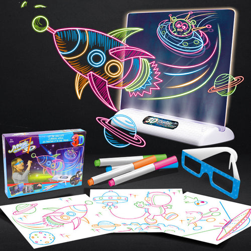 3D Light-Up Drawing Board