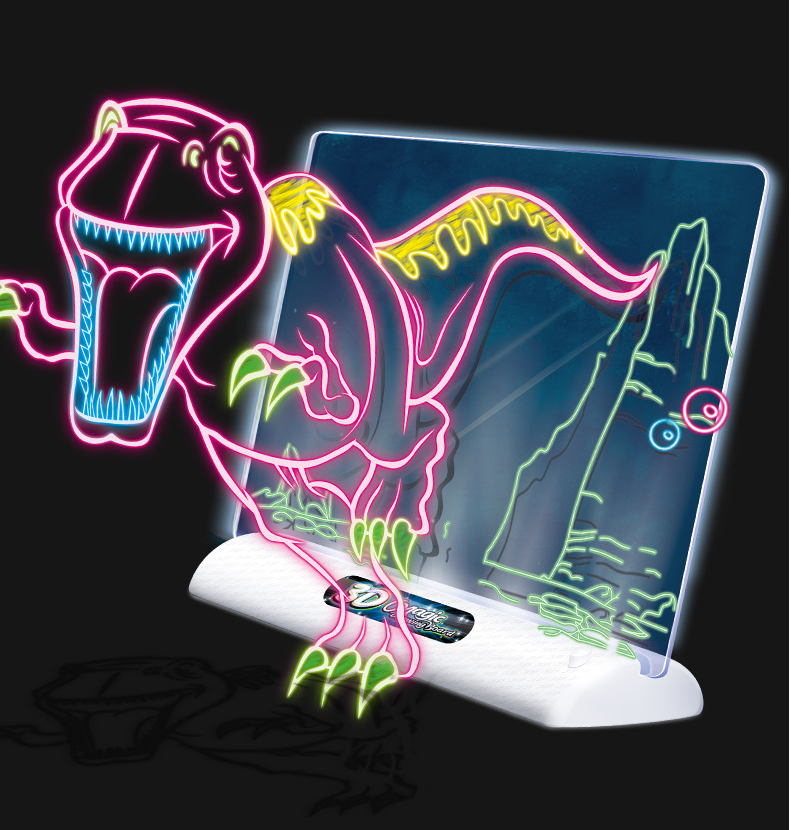 3D Light-Up Drawing Board