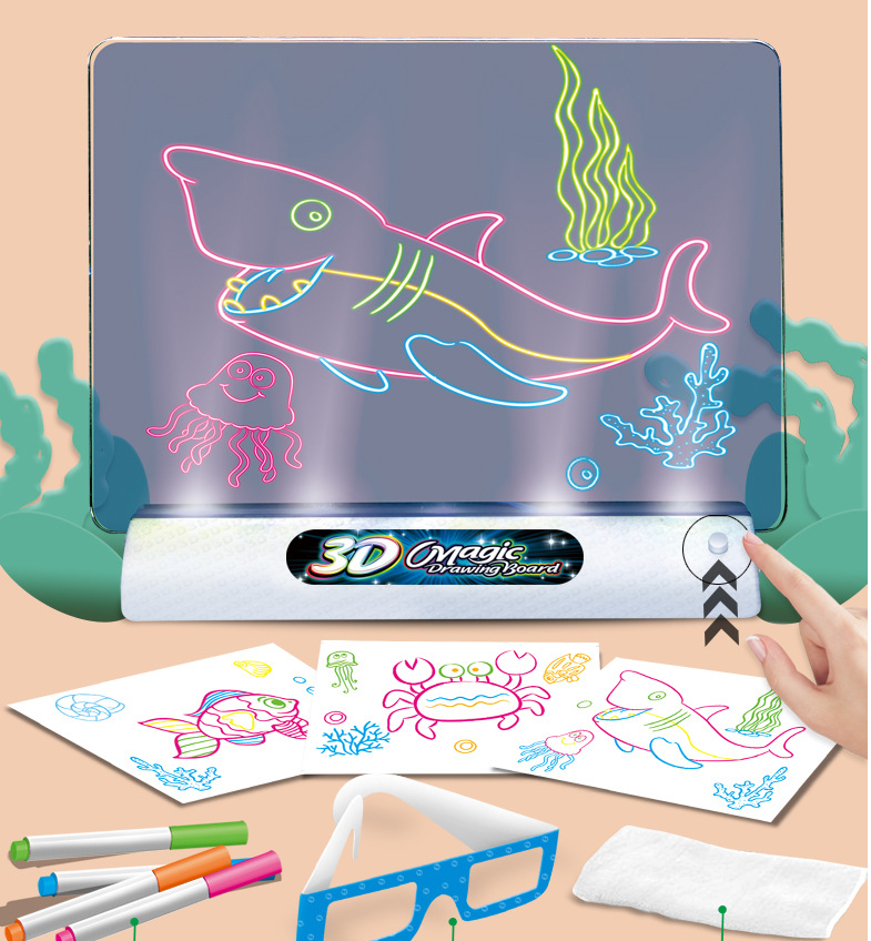 3D Light-Up Drawing Board