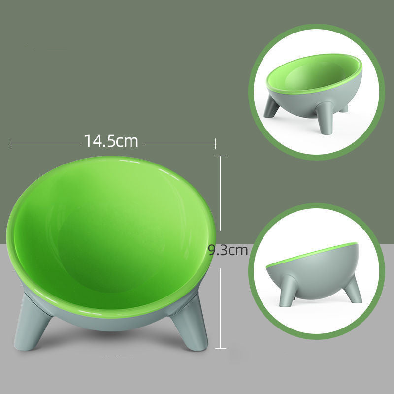 Tilted Pet Bowl with Stand