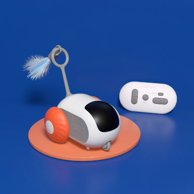 Self-Moving Chase Car Toy for Cats - Orange