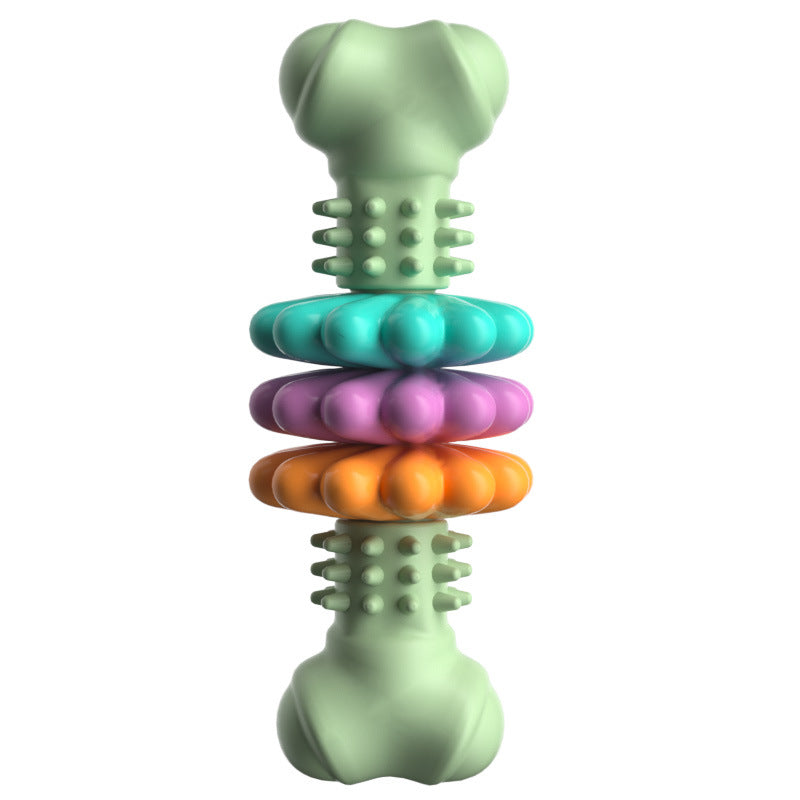 Tough Bone Chew Toy for Dogs - Green