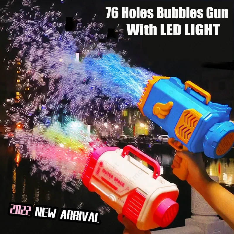 Light-Up Bubble Rocket Blaster