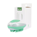 2-in-1 Silicone Pet Bath & Massage Brush - Green