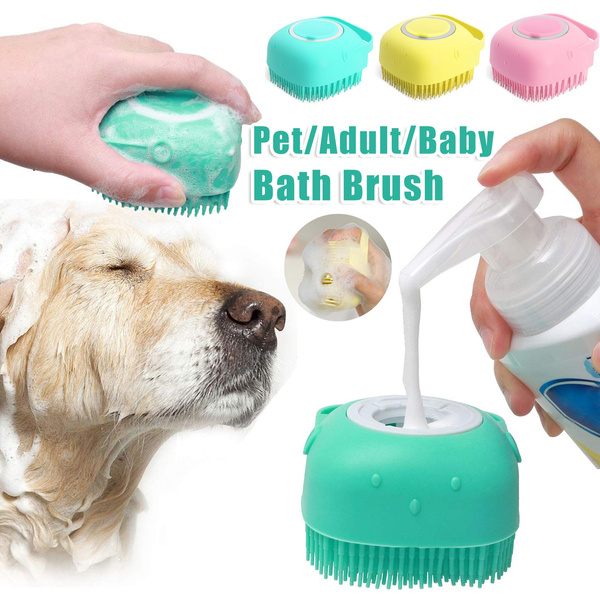 Silicone Shampoo Bath Brush for Pets