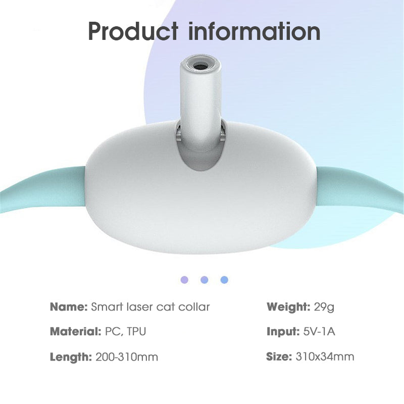 Automatic Laser Play Collar for Cats