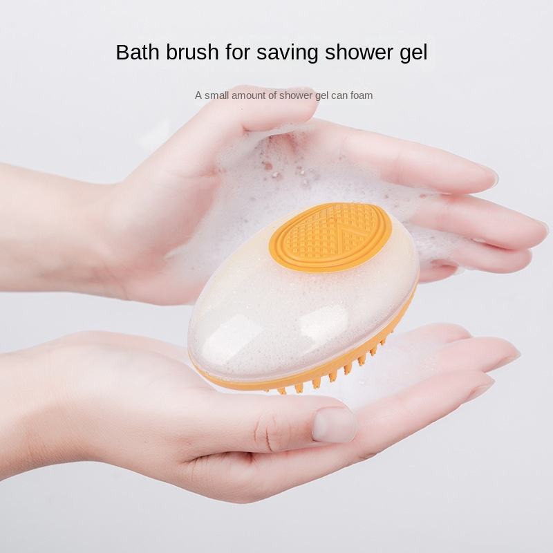 2-in-1 Silicone Pet Bath & Massage Brush