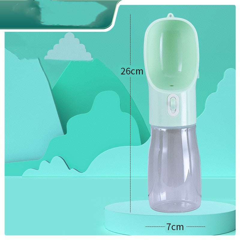 On-the-Go Pet Water Bottle - Blue 400 ml