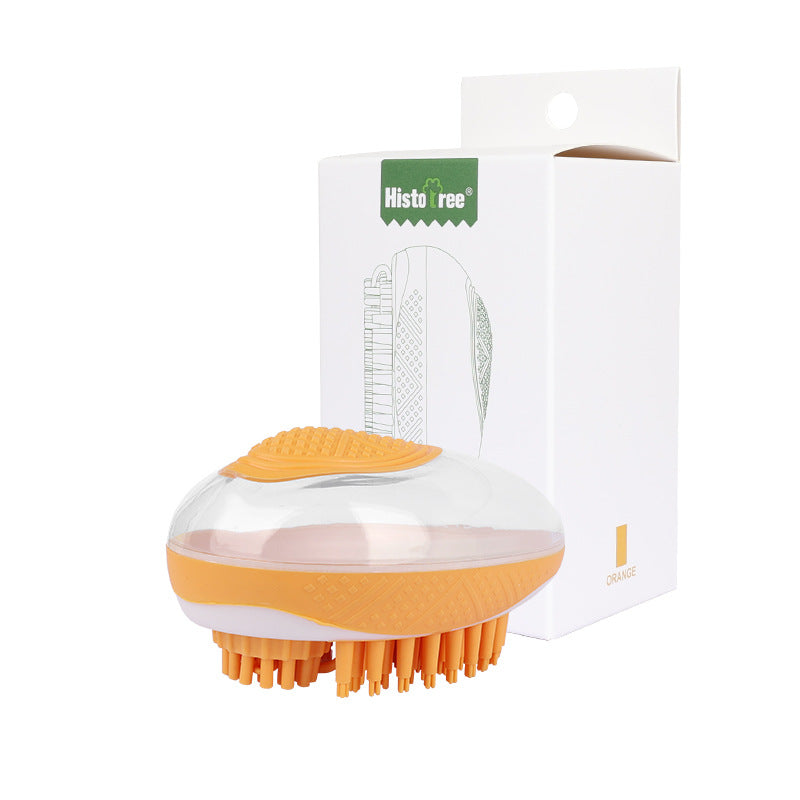 2-in-1 Silicone Pet Bath & Massage Brush