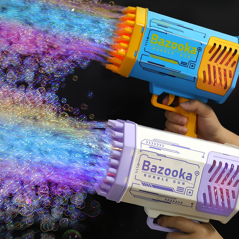 Light-Up Bubble Rocket Blaster