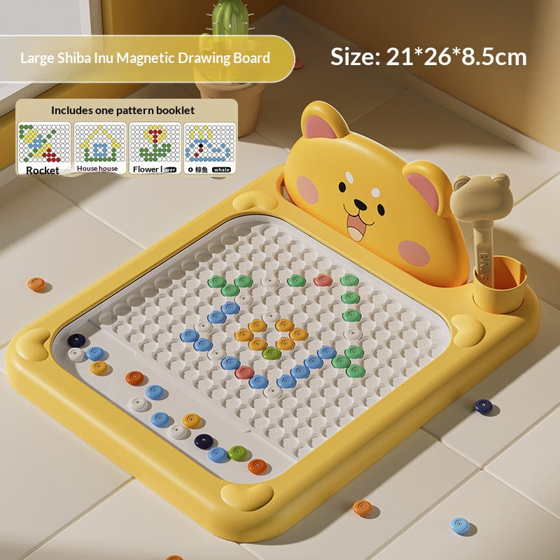 Magnetic Drawing Board for Kids - Shiba-Large