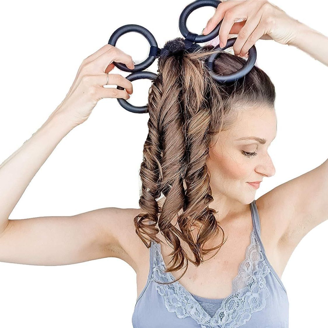 Heatless Wreath Curler - 4 rings