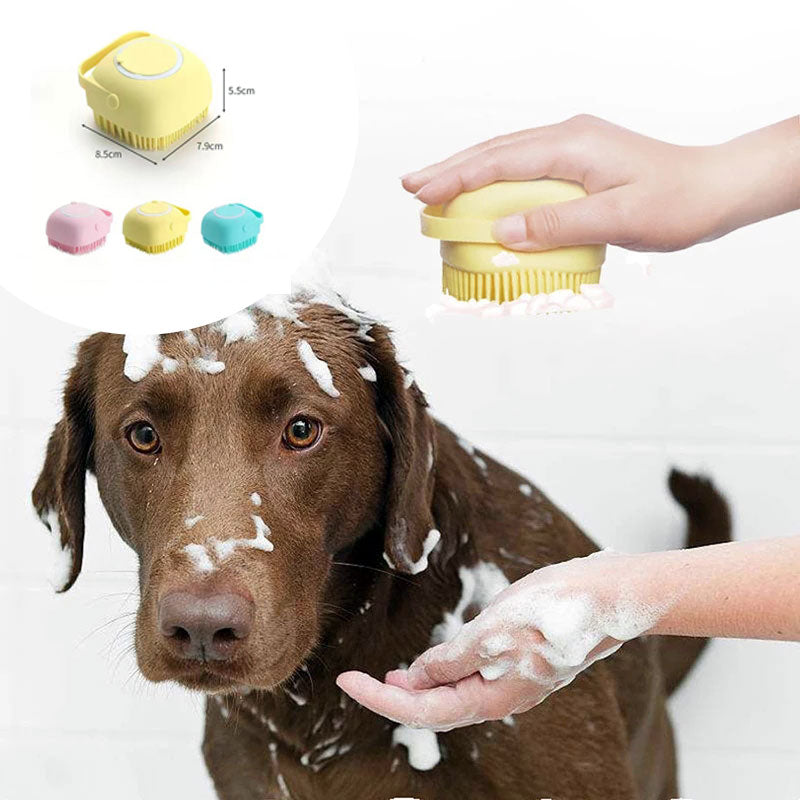 Silicone Shampoo Bath Brush for Pets