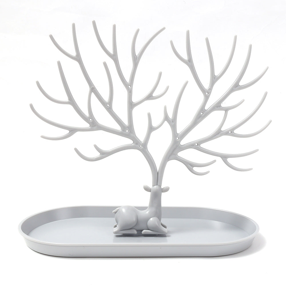 Deer Antler Jewellery Stand - Grey