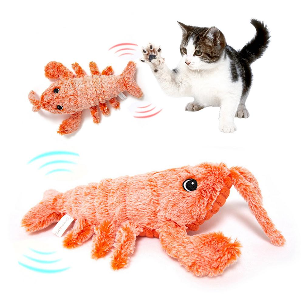 Flipping Lobster Kicker Toy for Cats
