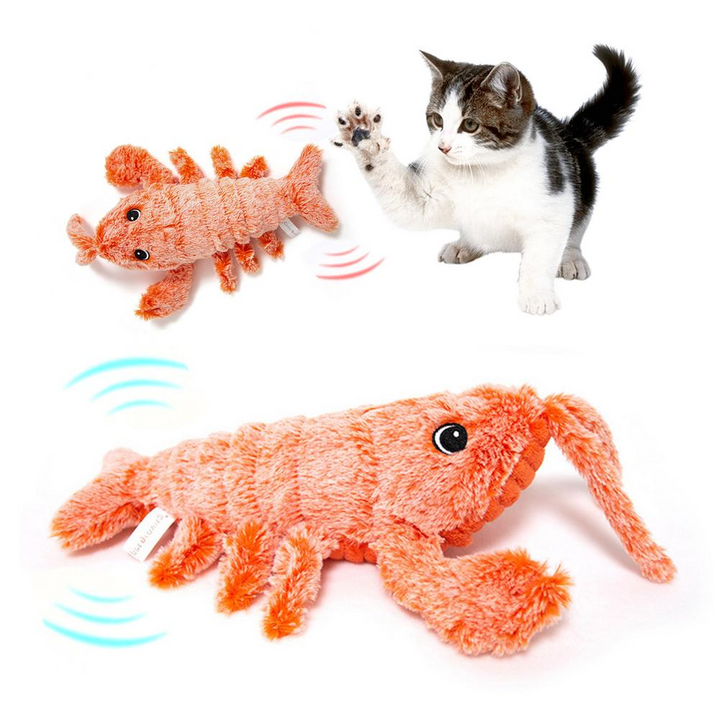 Flipping Lobster Kicker Toy for Cats